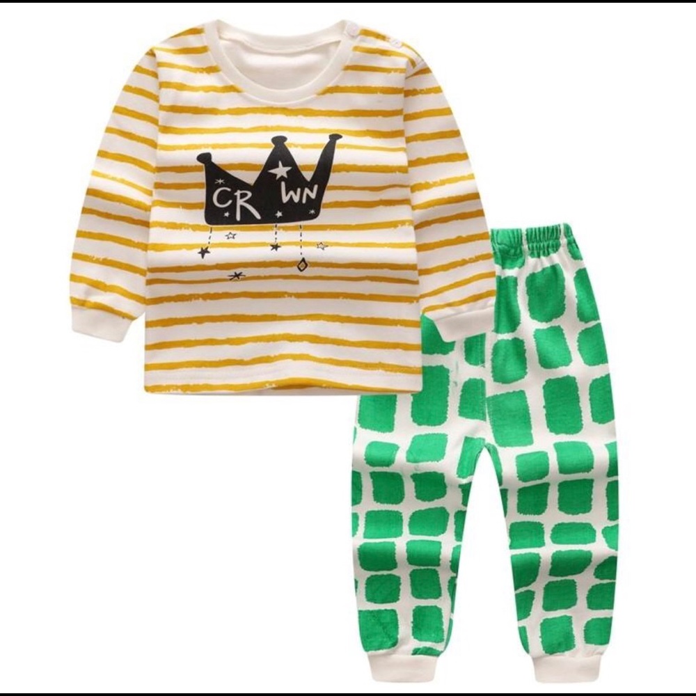 Unisex long sleeve shirt and pants set